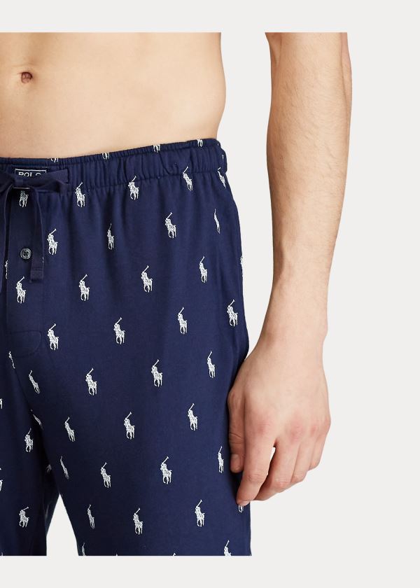 Polo ralph lauren on sale allover pony cotton jogger